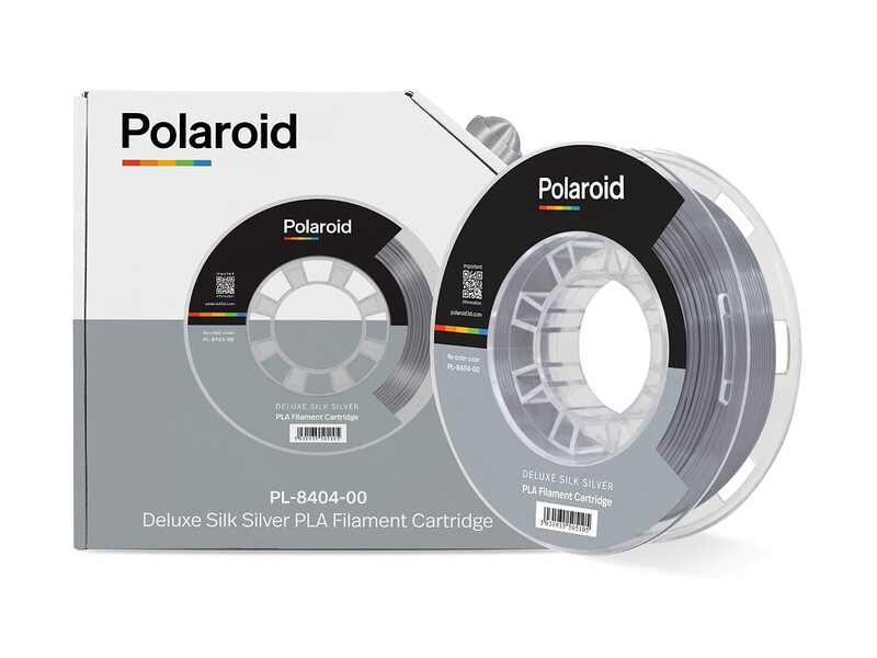 POLAROID 3D FİLAMENT KARTUŞ SILK PLA 250G GÜMÜŞ RENGİ 1,75mm